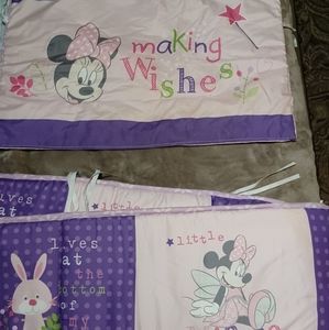 Minnie mouse crib set